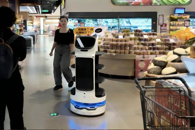 超市送餐服务机器人